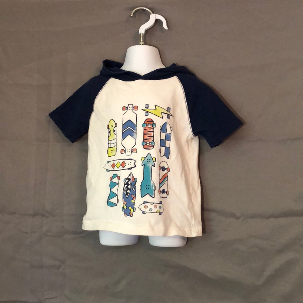 Hooded Skateboard T-Shirt